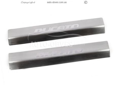 Накладки на пороги Fiat Ducato фото 0