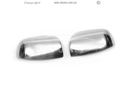 Chrome plated mirror caps Ford Fusion abs plastic фото 1
