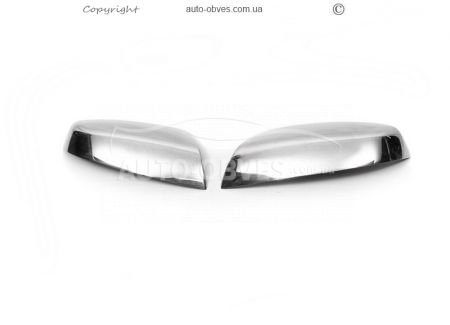 Covers for mirrors Kia Sorento stainless steel фото 0