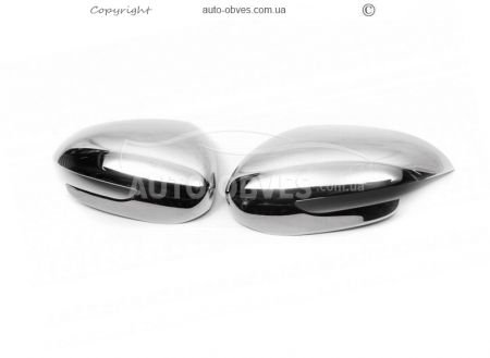 Covers for mirrors Kia Sportage 2016-2019 stainless steel фото 0