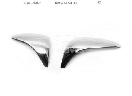 Covers for mirrors Hyundai ix35 2pcs narrow фото 0