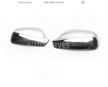 Chrome lining for mirrors Peugeot 407 abs chrome фото 1
