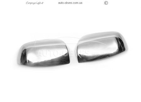 Chrome lining for mirrors Ford Fiesta 2005-2007, without repeaters фото 1