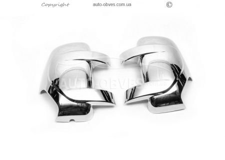 Chrome trims for mirrors Opel Movano abs chrome фото 1