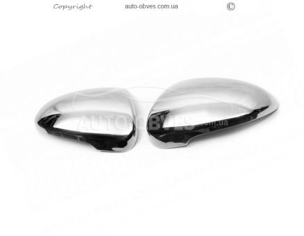 Covers for mirrors Hyundai Tucson 2015-2019 stainless steel фото 0