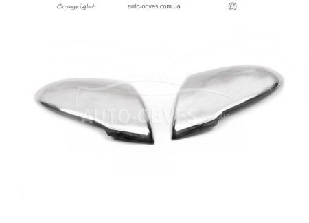 Covers for mirrors Kia Sportage stainless steel фото 1