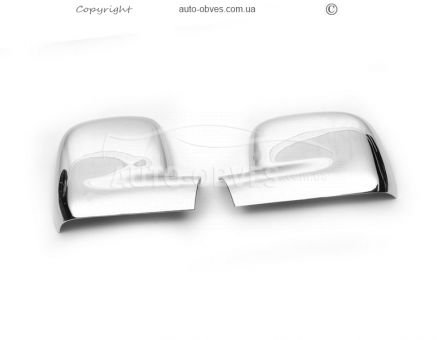 Хромированные накладки на зеркала Volkswagen Caddy abs хром фото 0