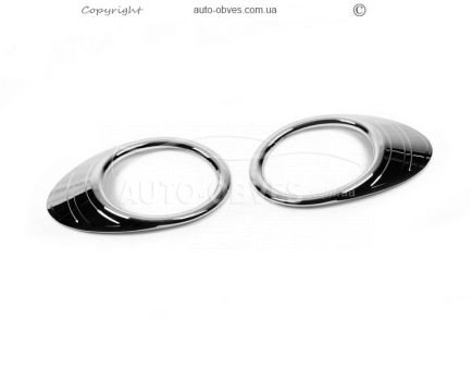 Covers for fog lights Citroen Berlingo 2008-2012, 2 pcs plastic фото 0