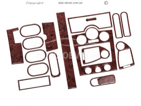 Panel decor Renault Megane 2004-2009 17 parts - type: stickers фото 0