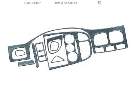 Декор на панель Kia Rio 2000-2002 - тип: наклейки фото 0