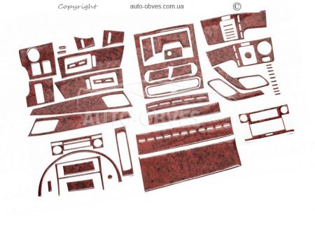 Декор на панель Volkswagen Crafter 2006-2011, 53 детали - тип: наклейки фото 0
