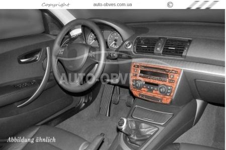 Декор на панель BMW 1 series 2004-2011 - тип: наклейки фото 1