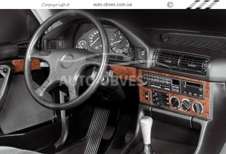 Декор на панель BMW 5 series E34 1988-1995 - тип: наклейки фото 2