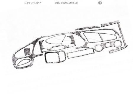 Декор на панель Chevrolet Lanos - тип: наклейки фото 1