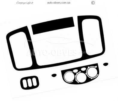 Panel decor Renault Trafic 2001-2006 with 6 elements - type: stickers фото 1