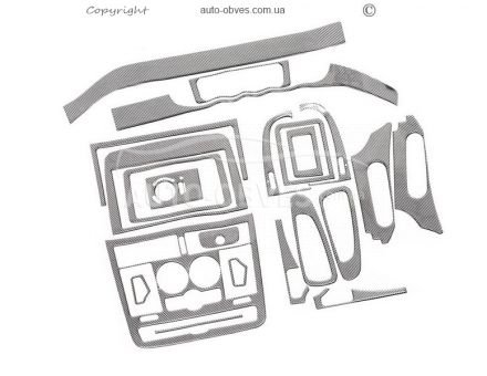 Декор на панель Mercedes Viano 2010-2014 передня частина - тип: наклейки фото 1