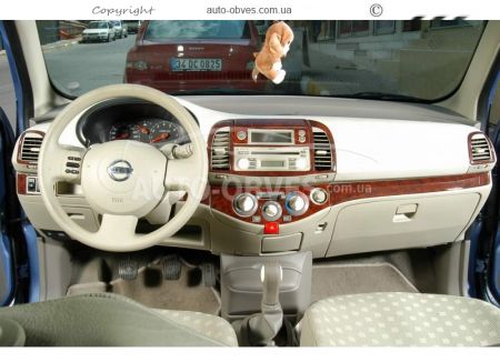 Dashboard decor Nissan Micra K12 2003-20103 - type: stickers фото 1