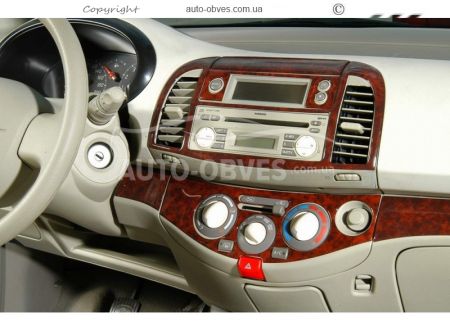 Dashboard decor Nissan Micra K12 2003-20103 - type: stickers фото 2