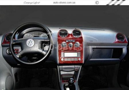 Panel decor Volkswagen Caddy 2004-2010 - type: stickers фото 8