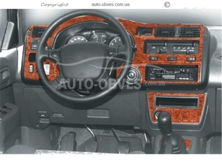 Dashboard decor Toyota Rav4 1996-2000 - type: stickers фото 2