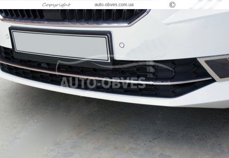 Pads in the front bumper Skoda Superb 2015-... фото 2