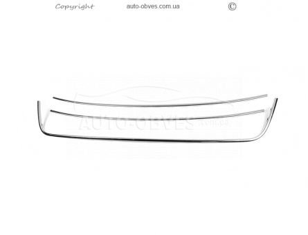 Bumper grille for VW Caddy 2010-2015, Trend model фото 0