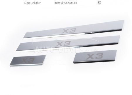 Door sills BMW X3 E83 фото 1