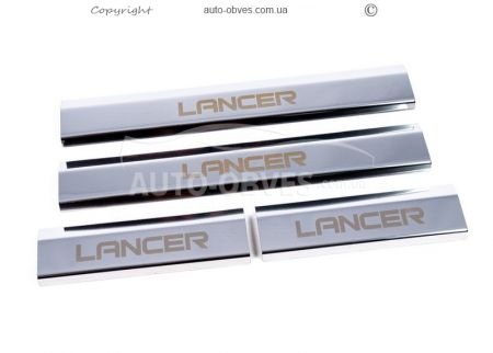 Door sills Mitsubishi Lancer X фото 1