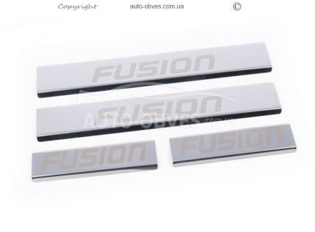 Накладки на пороги Ford Fusion 2002-2012 фото 1