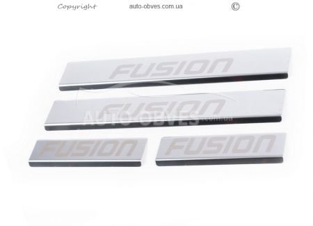 Накладки на пороги Ford Fusion 2002-2012 фото 0