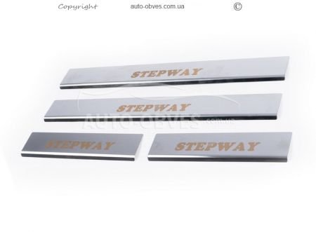 Door sills Renault Sandero Stepway 2013-2019 фото 0