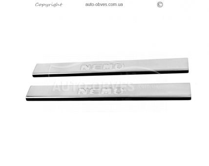 Door sills Citroen Nemo 2008-… - type: V2, 2 pcs фото 0