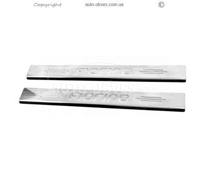 Door sills Fiat Fiorino 2008-2018 - type: V2, 2 pcs фото 0
