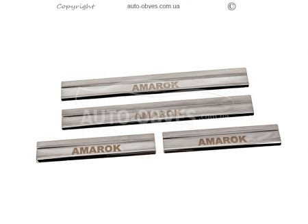 Door sills Volkswagen Amarok - type: V3, 4 pcs фото 1