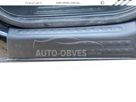 Door sills Volkswagen T5 restyling 2010-2015 - type: abs plastic eurocap фото 1