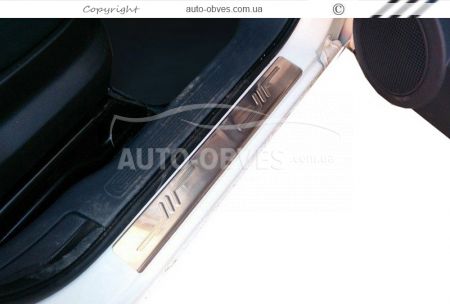 Накладки на внутренние пороги Citroen Nemo, Peugeot Bipper фото 2