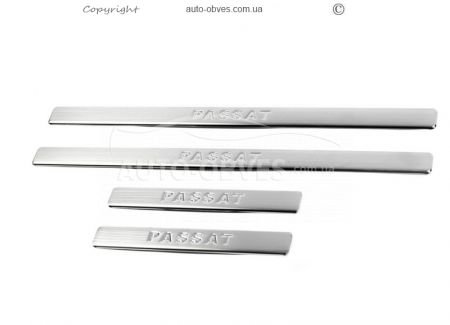 Volkswagen Passat B7 door sills, 4 pcs v2 фото 0