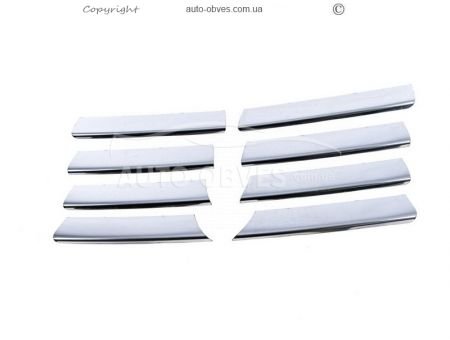 Volkswagen Bora grille covers, 8 elements фото 1
