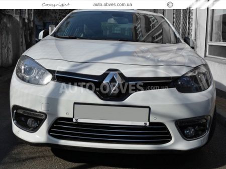 Grille bumper Renault Fluence 2013-... фото 3
