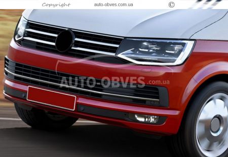 VW T6 bumper grille pads фото 4