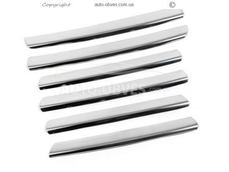 6-piece Volkswagen Caddy Live grille covers фото 1