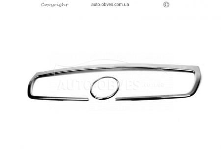 Stainless steel grille trim Fiat Doblo 2010-2014 фото 0