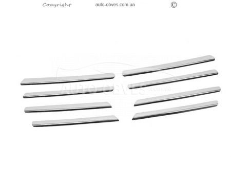 Pads on the front grille Opel Vivaro 6 pcs 2001-2007 фото 1
