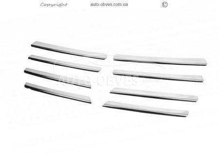 Pads on the front grille Opel Vivaro 6 pcs 2001-2007 фото 0