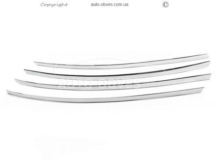 Volkswagen Amarok grille covers narrow stripes фото 0