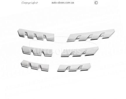 Накладка на решетку Renault Clio V фото 0