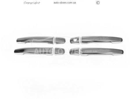 Накладки на дверні ручки Mercedes ML class 163 фото 1