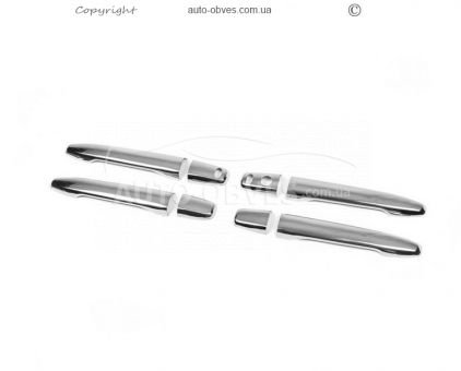 Накладки на дверные ручки Mitsubishi Lancer X фото 0