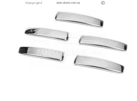 Накладки на дверні ручки Citroen Nemo, Peugeot Bipper - тип: з 5 елементів фото 0