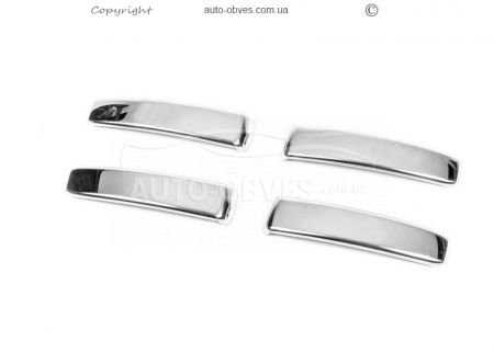 Накладки на дверні ручки Citroen Nemo, Peugeot Bipper, Fiat Fiorino - тип: 4 шт фото 0